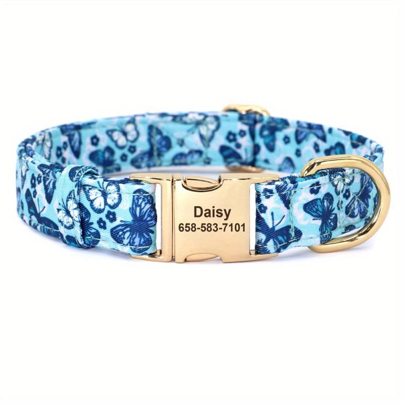 Stylish Floral Printed Collar for Dogs - Fits Small Medium & Large