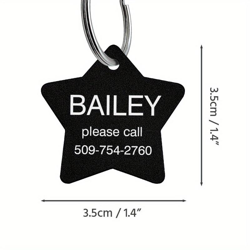 Custom Engraved Dog Tag Slide On Pet ID Tag