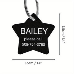 Custom Engraved Dog Tag Slide On Pet ID Tag