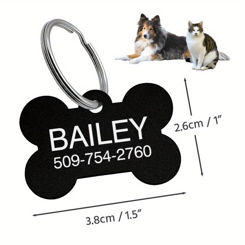 Custom Engraved Dog Tag Slide On Pet ID Tag