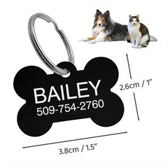 Custom Engraved Dog Tag Slide On Pet ID Tag
