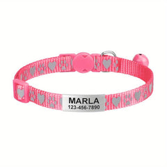 Reflective Cat Collar with Bell and Tag - Keep Your Cat Safe
