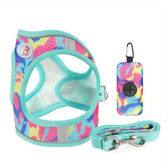 Reflective & Breathable Dog Harness Vest for Small & Medium Dogs