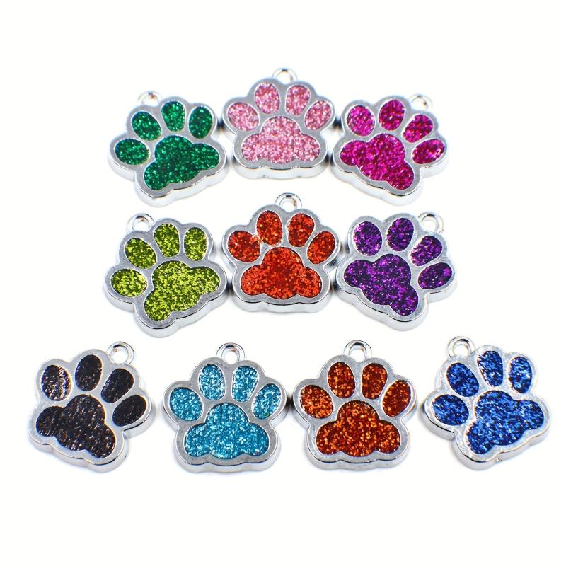 Personalized Engraved Paw Pet ID Tag - Customized Anti-Lost Dog Tag