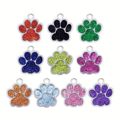 Personalized Engraved Paw Pet ID Tag - Customized Anti-Lost Dog Tag