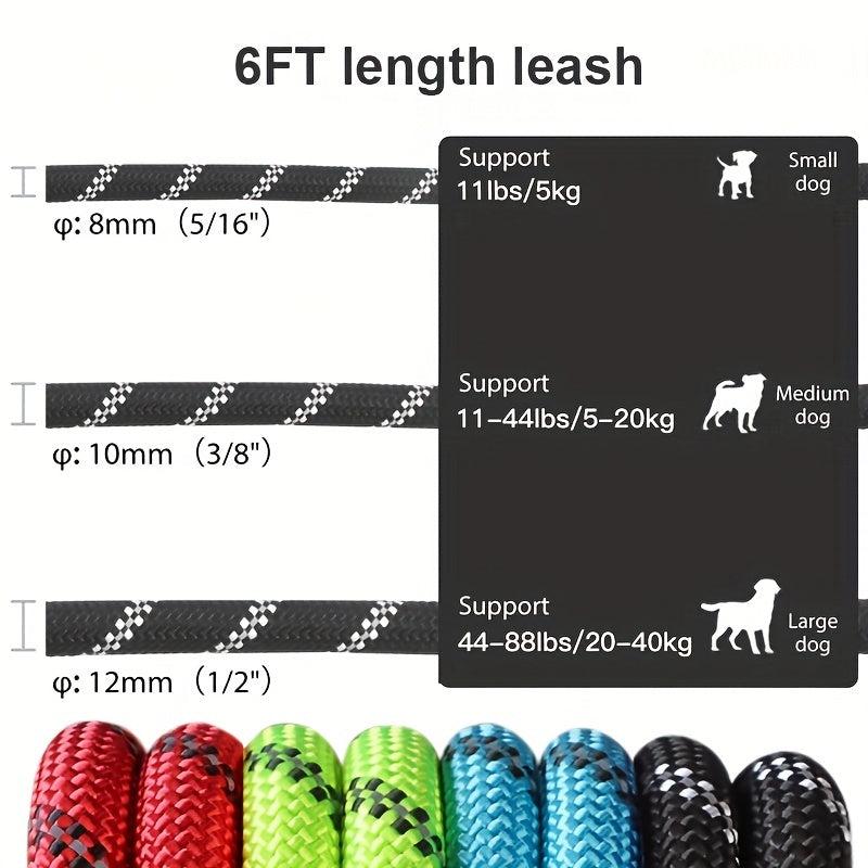 Reflective Dog Leash for Large Medium Small Dogs