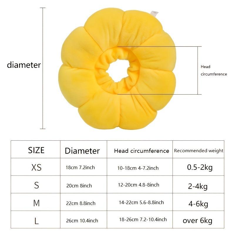 Colorful Sunflower Collar for Pet Safety and Comfort