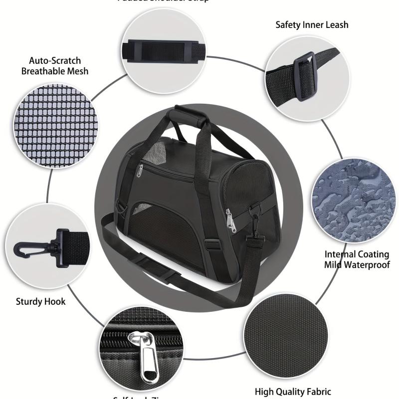 Mesh Dog Bag Portable Travel Dog Carrier