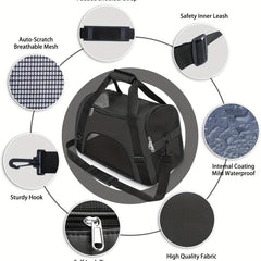 Mesh Dog Bag Portable Travel Dog Carrier