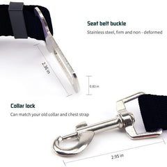 1pc Retractable & Adjustable Pet Seat Belt For Cars