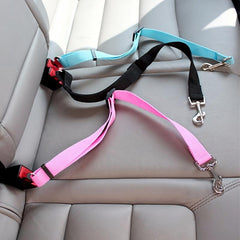 1pc Retractable & Adjustable Pet Seat Belt For Cars