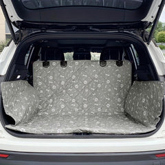 Grey Oxford Cloth Dog Car Seat Cover Thickened Car Trunk Pet Mat