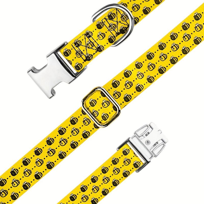 Animal Print Dog Collar for Small Medium Large Dogs