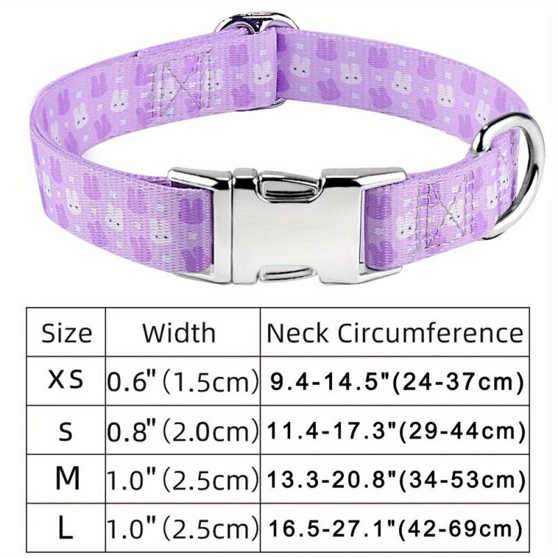 Animal Print Dog Collar for Small Medium Large Dogs