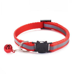 Cat Collars with Bell & Buckle, Cat Shaped Decoration