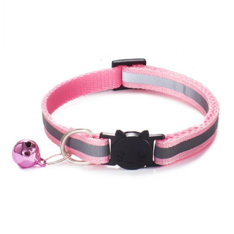 Cat Collars with Bell & Buckle, Cat Shaped Decoration