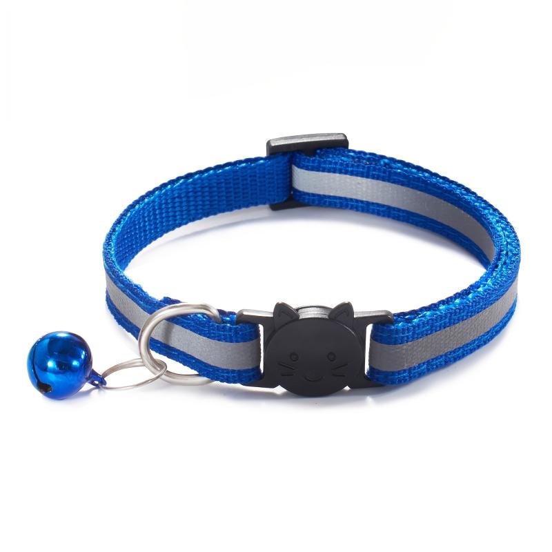 Cat Collars with Bell & Buckle, Cat Shaped Decoration