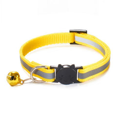 Cat Collars with Bell & Buckle, Cat Shaped Decoration
