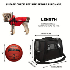 Soft Portable Cat Carrier Bag Travel Tote Breathable Pet Backpack