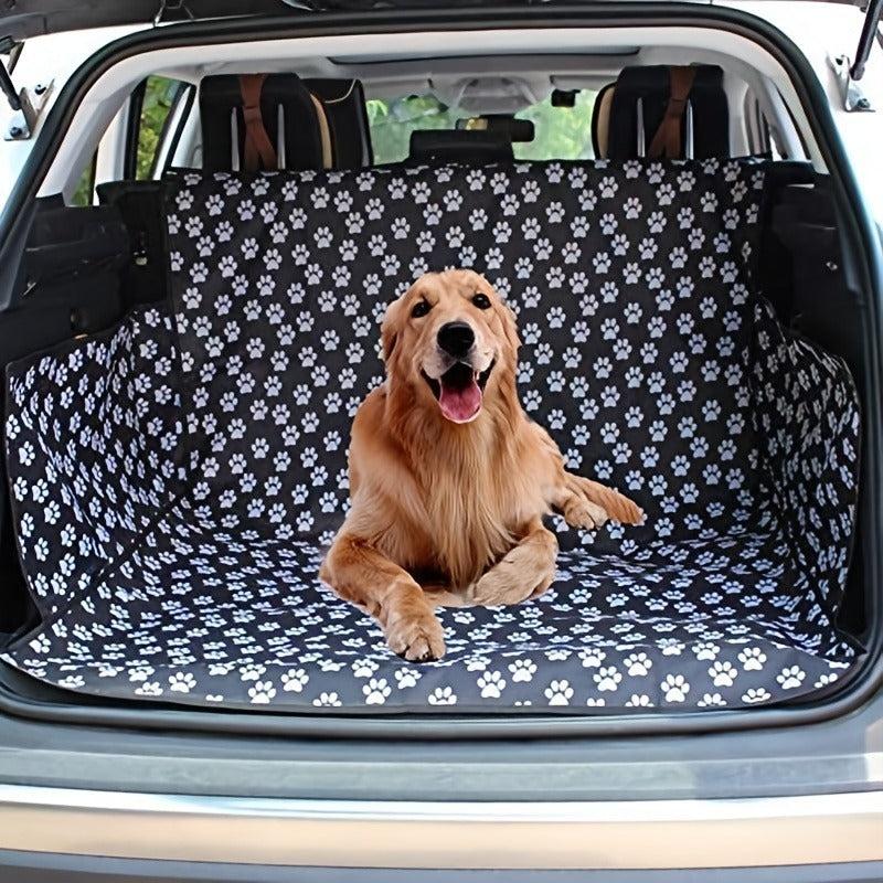 Waterproof Paws Print Car Trunk Mat Dogs