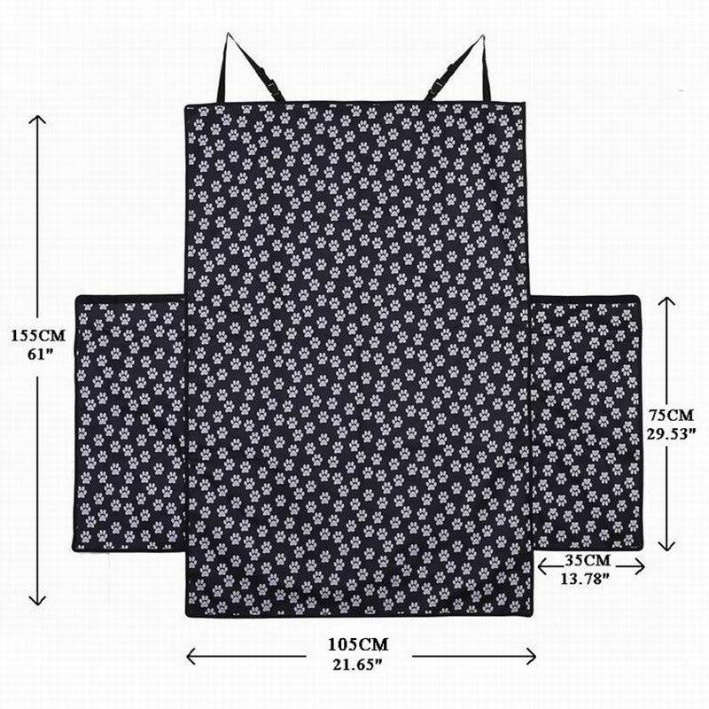 Waterproof Paws Print Car Trunk Mat Dogs
