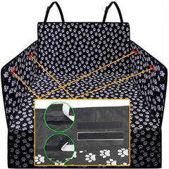 Waterproof Paws Print Car Trunk Mat Dogs