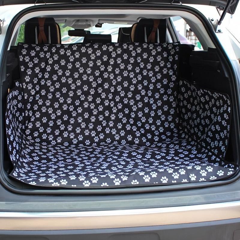 Waterproof Paws Print Car Trunk Mat Dogs