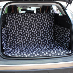 Waterproof Paws Print Car Trunk Mat Dogs