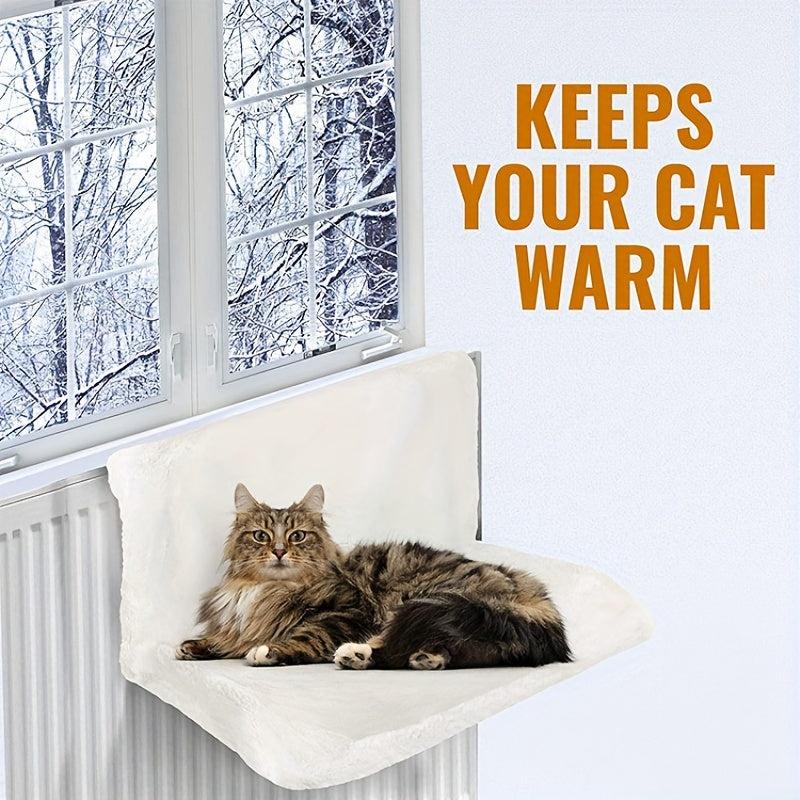 Wall Mounted Hanging Cat Bed Hammock Style Durable Steel Frame