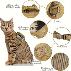 Adjustable Escape Proof Cat Harness Vest for Small Dog Kitten