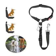 Adjustable Safety Dog Seat Car Harness
