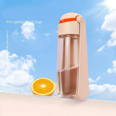 Portable Dog Water Bottle Leakproof Pet Travel Water Dispenser with Bowl
