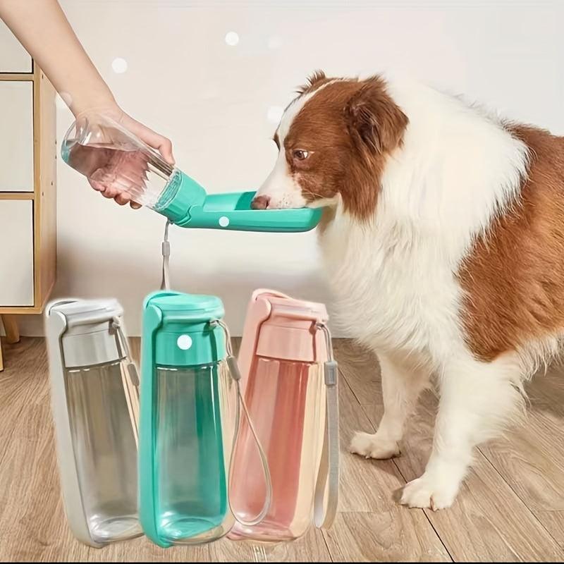 Portable Dog Water Bottle Leakproof Pet Travel Water Dispenser with Bowl