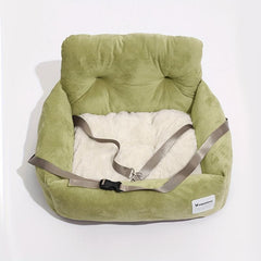 Dog Car Booster Pet Seat Carrier Small And Medium Pets Plush Car Nest