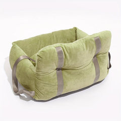 Dog Car Booster Pet Seat Carrier Small And Medium Pets Plush Car Nest