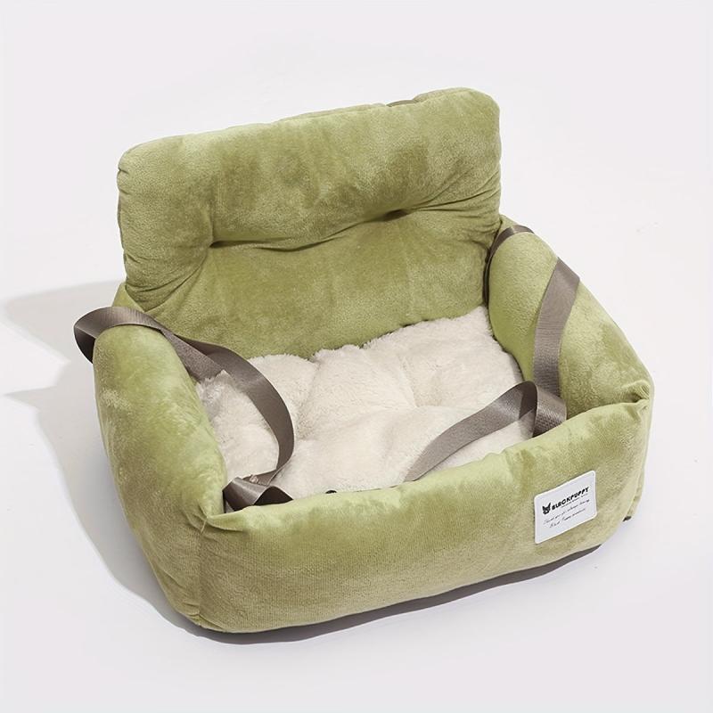 Dog Car Booster Pet Seat Carrier Small And Medium Pets Plush Car Nest