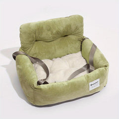 Dog Car Booster Pet Seat Carrier Small And Medium Pets Plush Car Nest