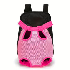 Breathable Pet Backpack for Dogs and Cats - Outdoor Four Legged Carrier