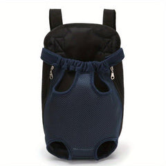 Breathable Pet Backpack for Dogs and Cats - Outdoor Four Legged Carrier