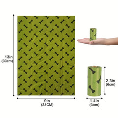 6pcs Dog Poop Bags for Easy Clean Up