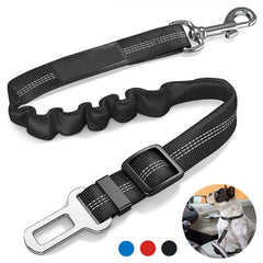Adjustable Nylon Dog Seat Belt Harness Reflective Tether for Car Travel