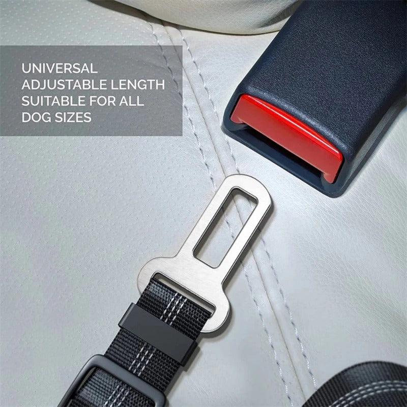 Adjustable Nylon Dog Seat Belt Harness Reflective Tether for Car Travel