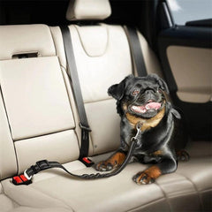 Adjustable Nylon Dog Seat Belt Harness Reflective Tether for Car Travel