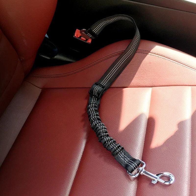 Adjustable Nylon Dog Seat Belt Harness Reflective Tether for Car Travel