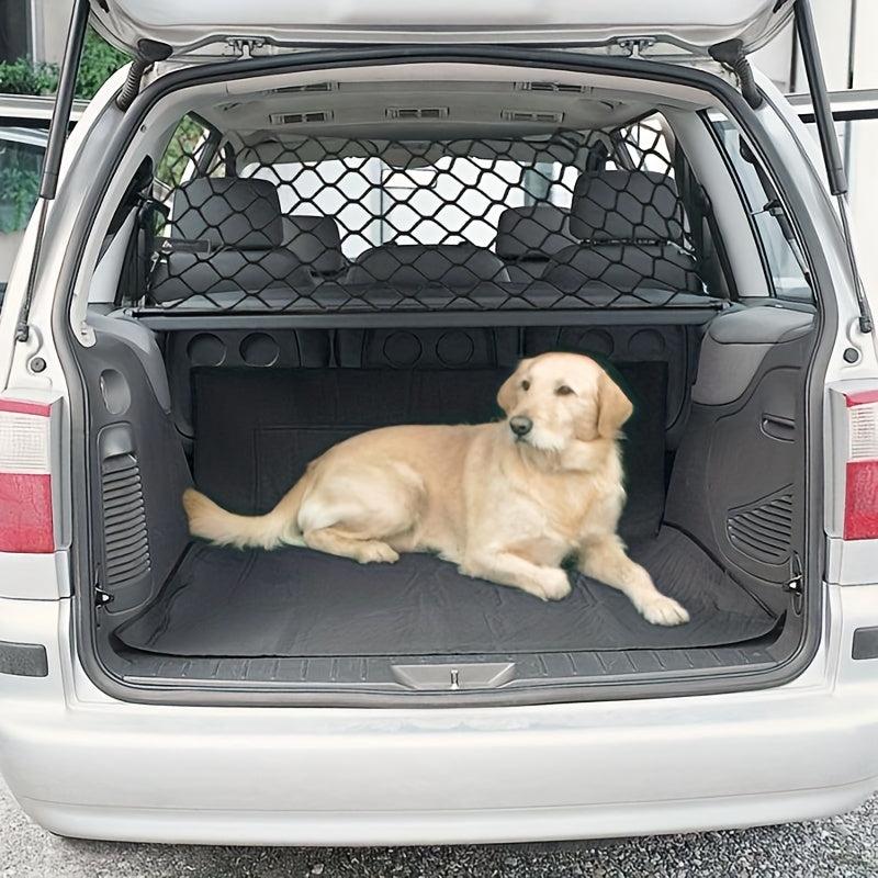 Car Trunk Isolation Net for Safe Dog Travel