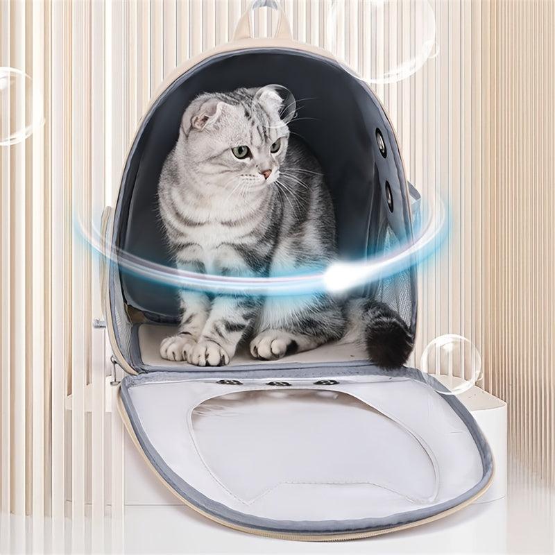 Breathable Pet Backpack For Dog & Cat - Travel Portable Cat Carrier Bag