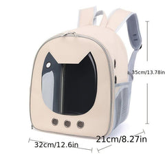 Breathable Pet Backpack For Dog & Cat - Travel Portable Cat Carrier Bag