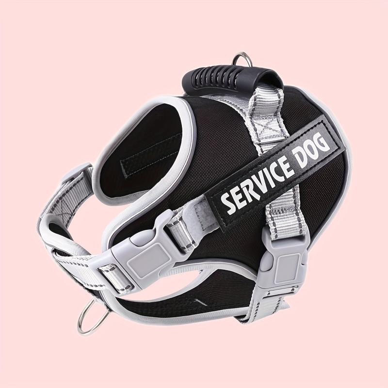 Reflective Pet Harness With Handle for Dogs Walking & Running
