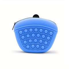 Portable Silicone Dog Treat Pouch with Waist Strap