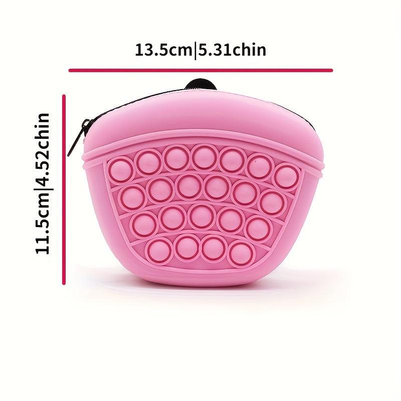 Portable Silicone Dog Treat Pouch with Waist Strap